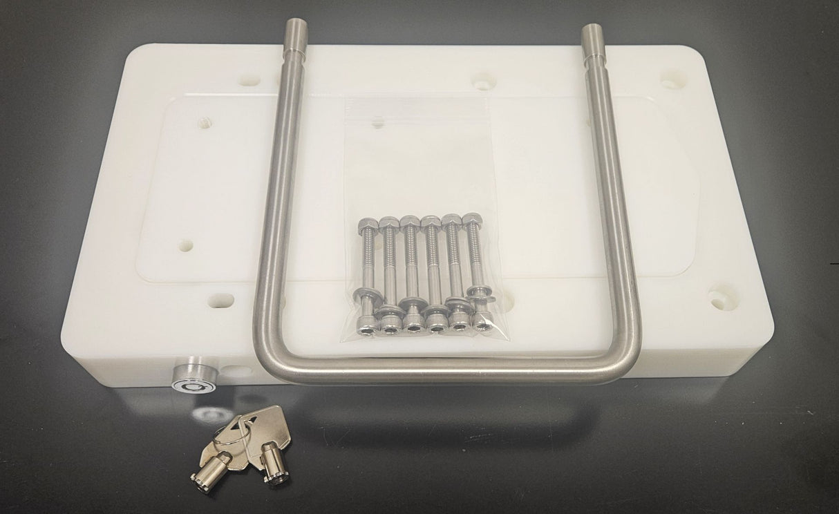 Rhodan Locking Quick Release Bracket White 2 Pcs