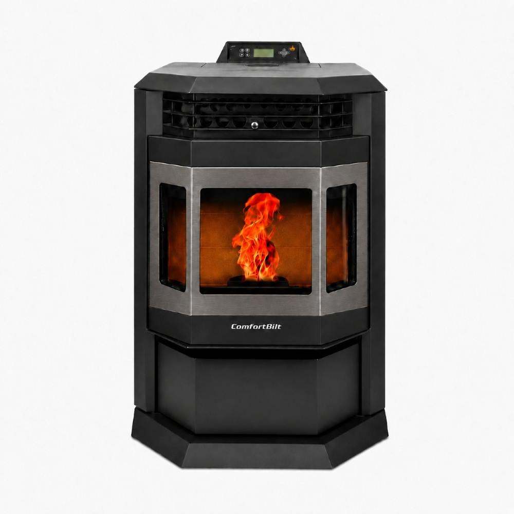 ComfortBilt HP22 24" Wood Pellet Stove with Stainless Steel Trim