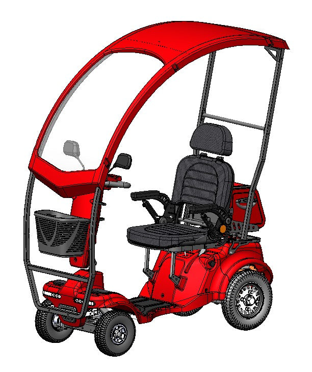 Gladiator 4 Wheel Heavy Duty Mobility Scooter