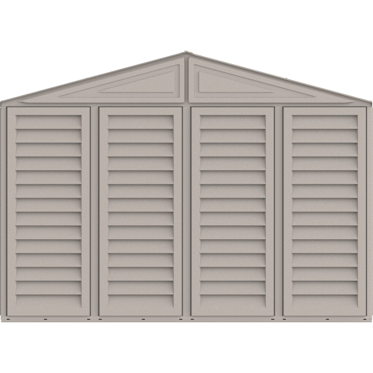 10.5x31 ft Vinyl Garage, Vinyl Storage Shed with Foundation, 2 Windows & Side Doors