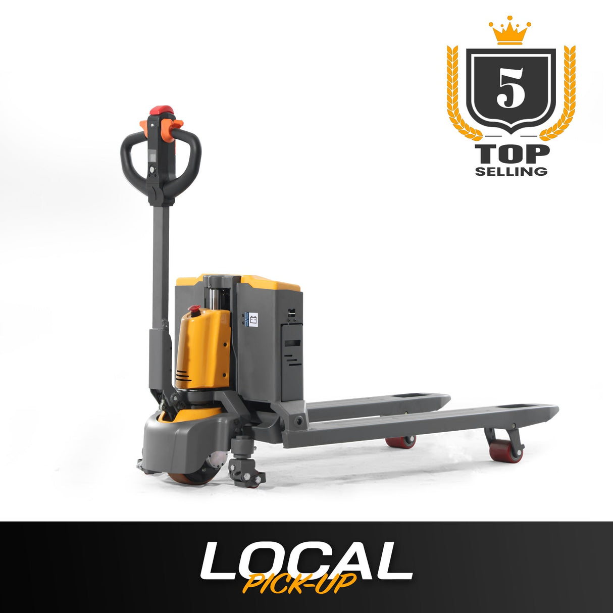 Apollolift Full Electric Pallet Truck Lithium Power Pallet Jack 3300 lbs Capacity 48" Lx27 W Forks Local Pick-Up A-1037