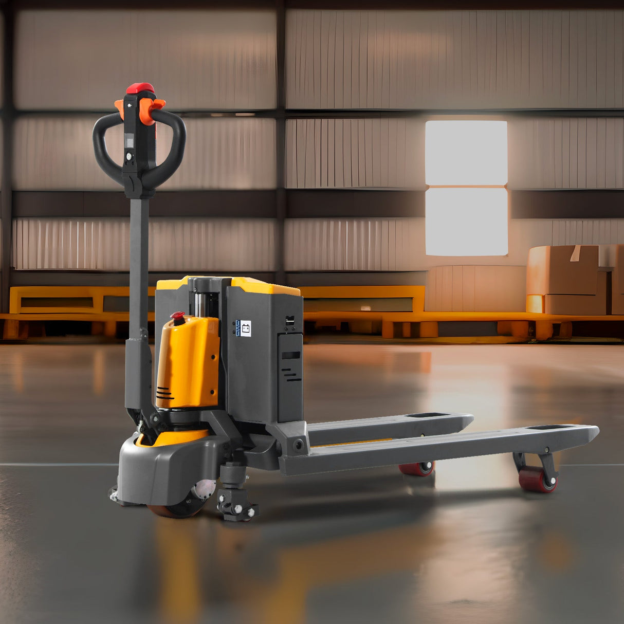 Apollolift Full Electric Pallet Truck Lithium Power Pallet Jack 3300 lbs Capacity 48" Lx27 W Forks Local Pick-Up A-1037
