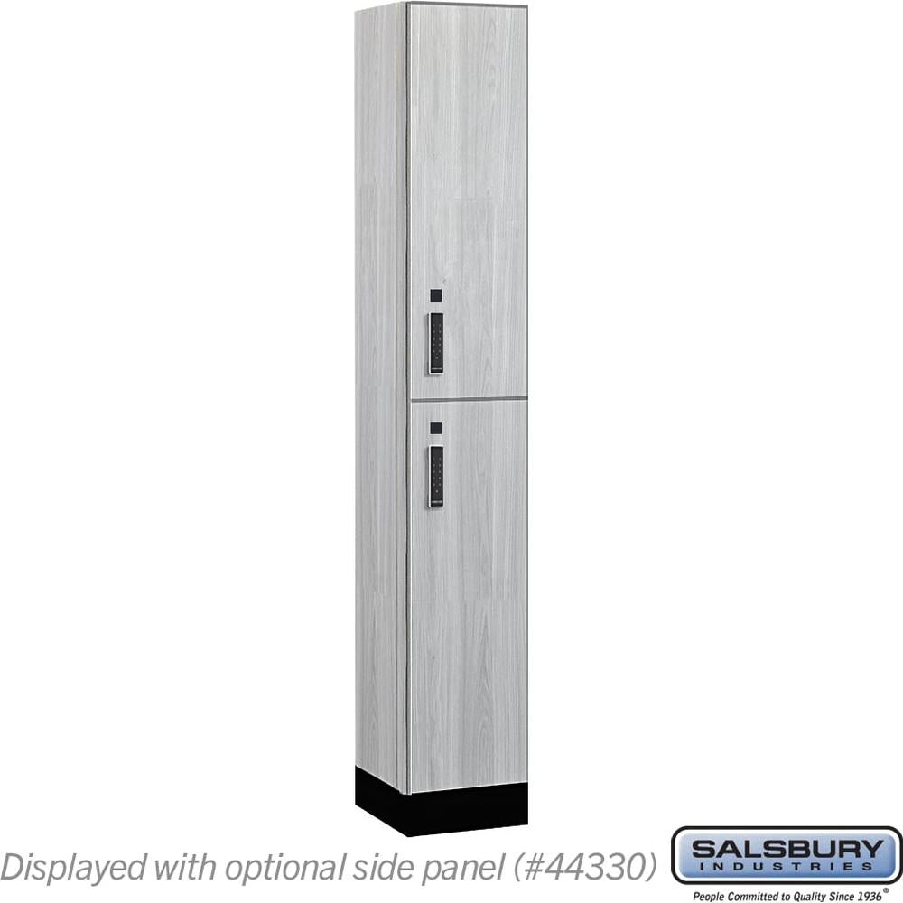 12" Wide Premier Wood Locker - Double Tier-1 Wide - 6 Feet High - 15" Deep by Salsbury