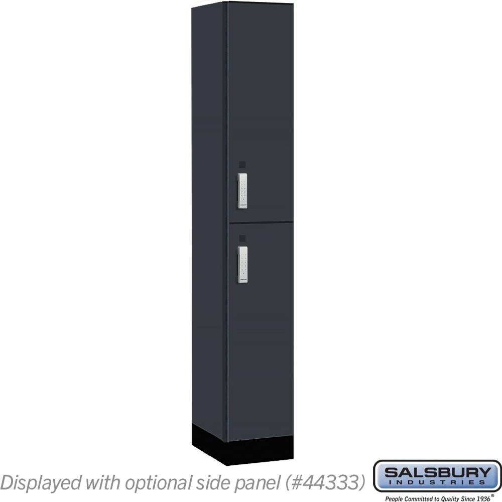 12" Wide Premier Wood Locker - Double Tier-1 Wide - 6 Feet High - 18" Deep by Salsbury