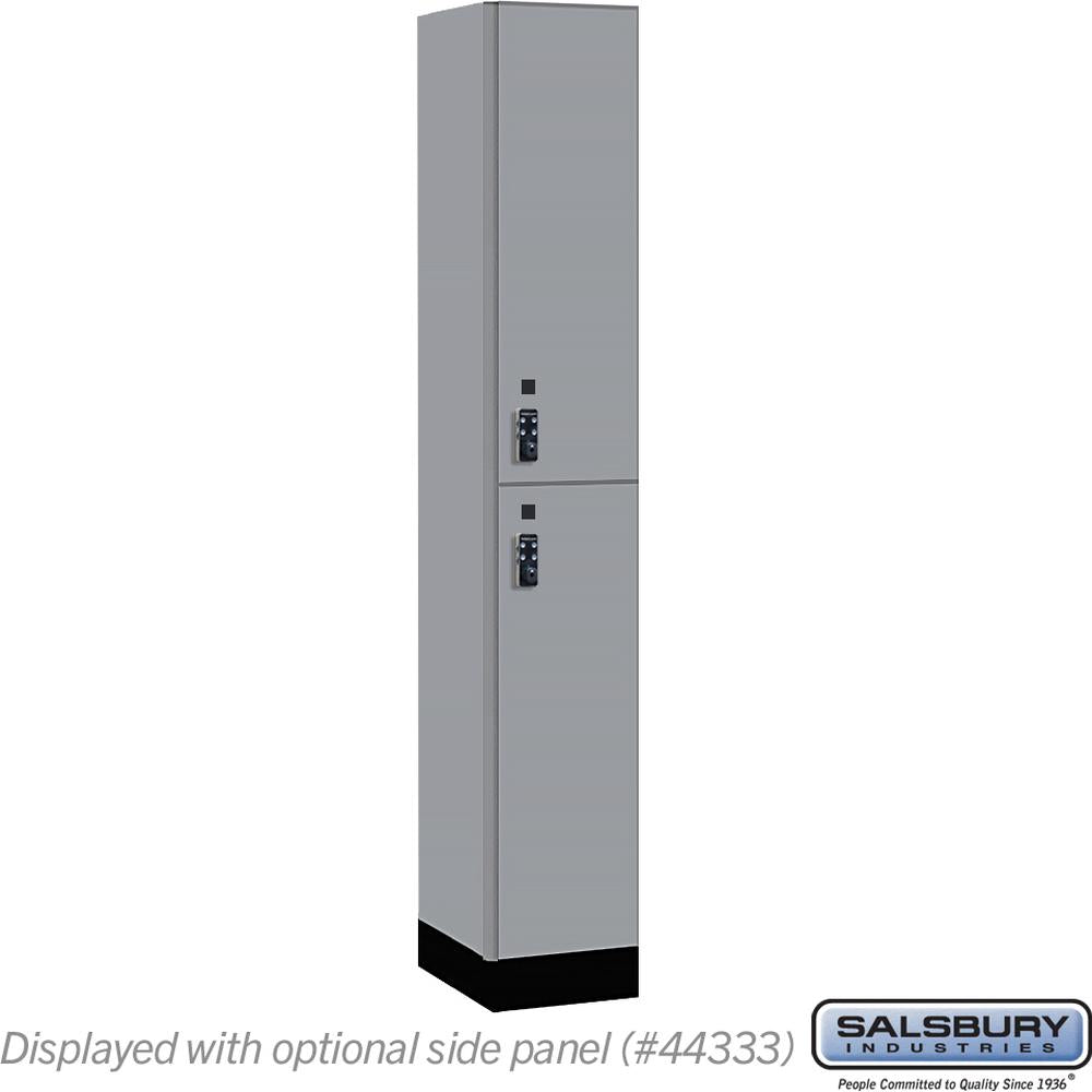 12" Wide Premier Wood Locker - Double Tier-1 Wide - 6 Feet High - 18" Deep by Salsbury