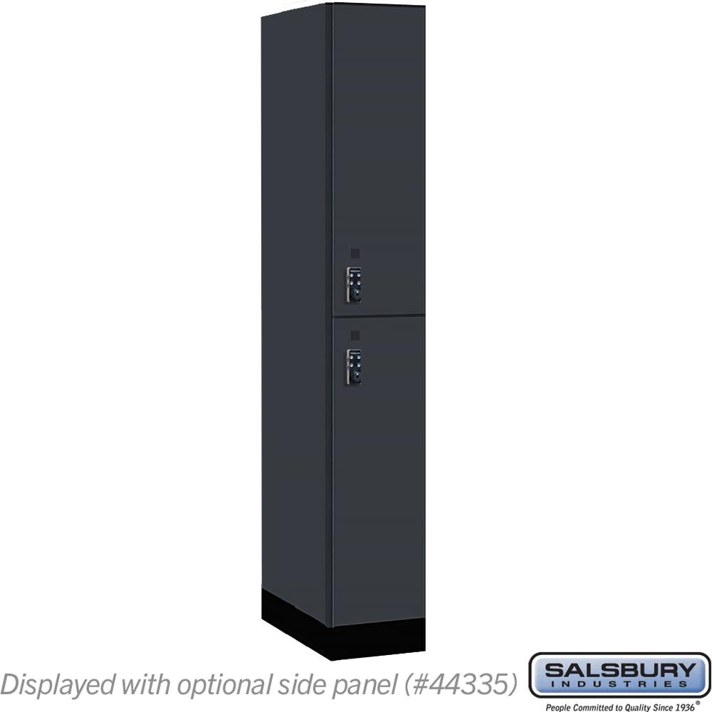 12" Wide Premier Wood Locker - Double Tier-1 Wide - 6 Feet High - 21" Deep by Salsbury