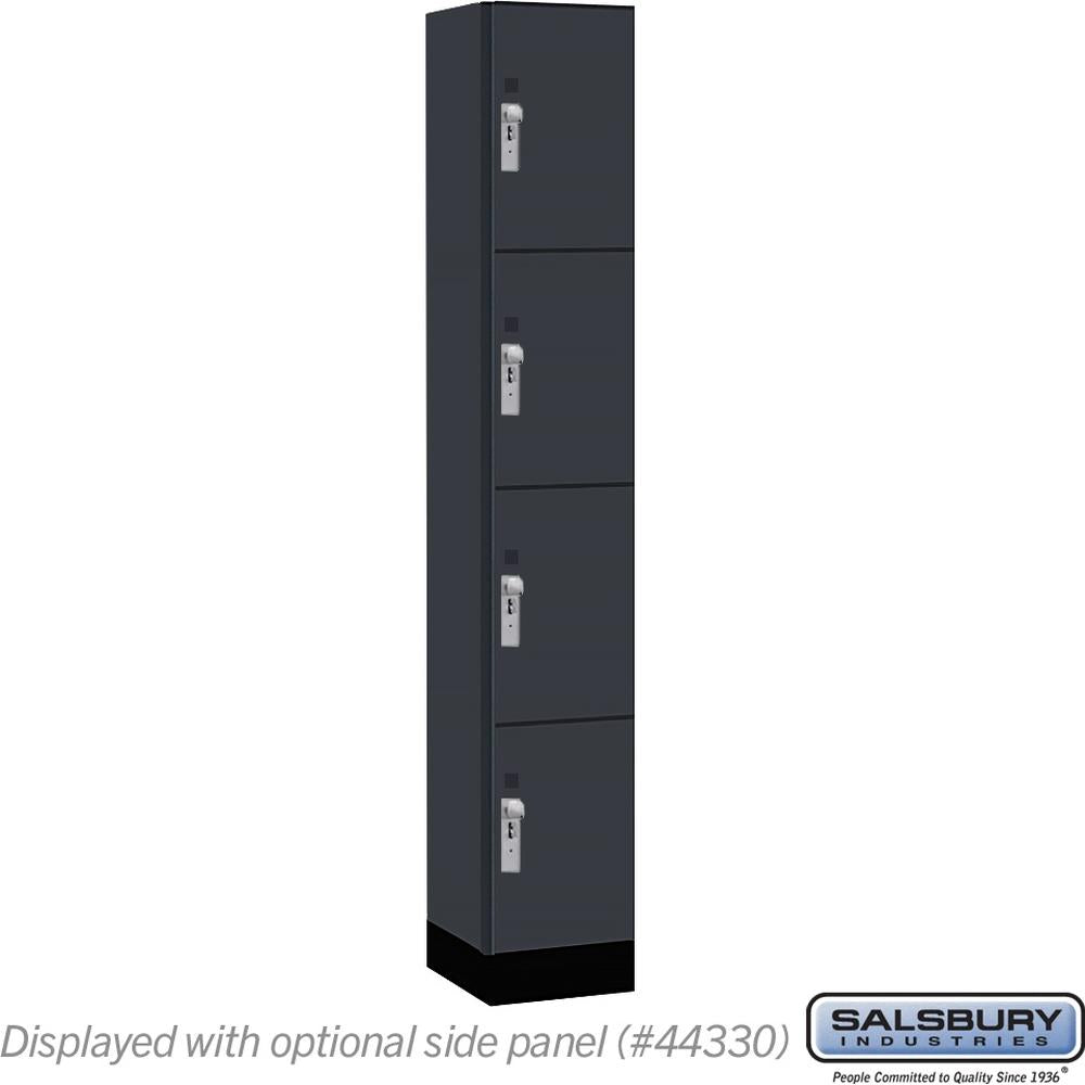 12" Wide Premier Wood Locker - Four Tier-1 Wide - 6 Feet High - 15" Deep by Salsbury