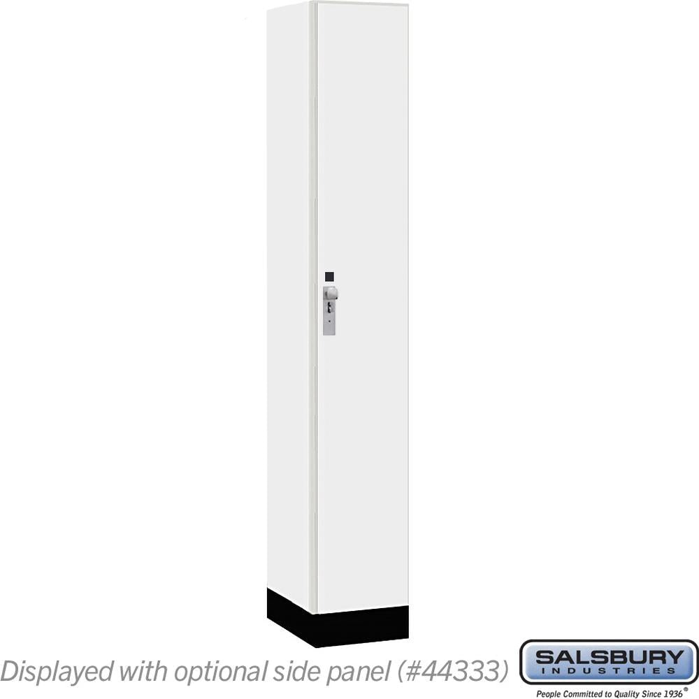 12" Wide Premier Wood Locker - Single Tier - 1 Wide - 6 Feet High - 18" Deep by Salsbury
