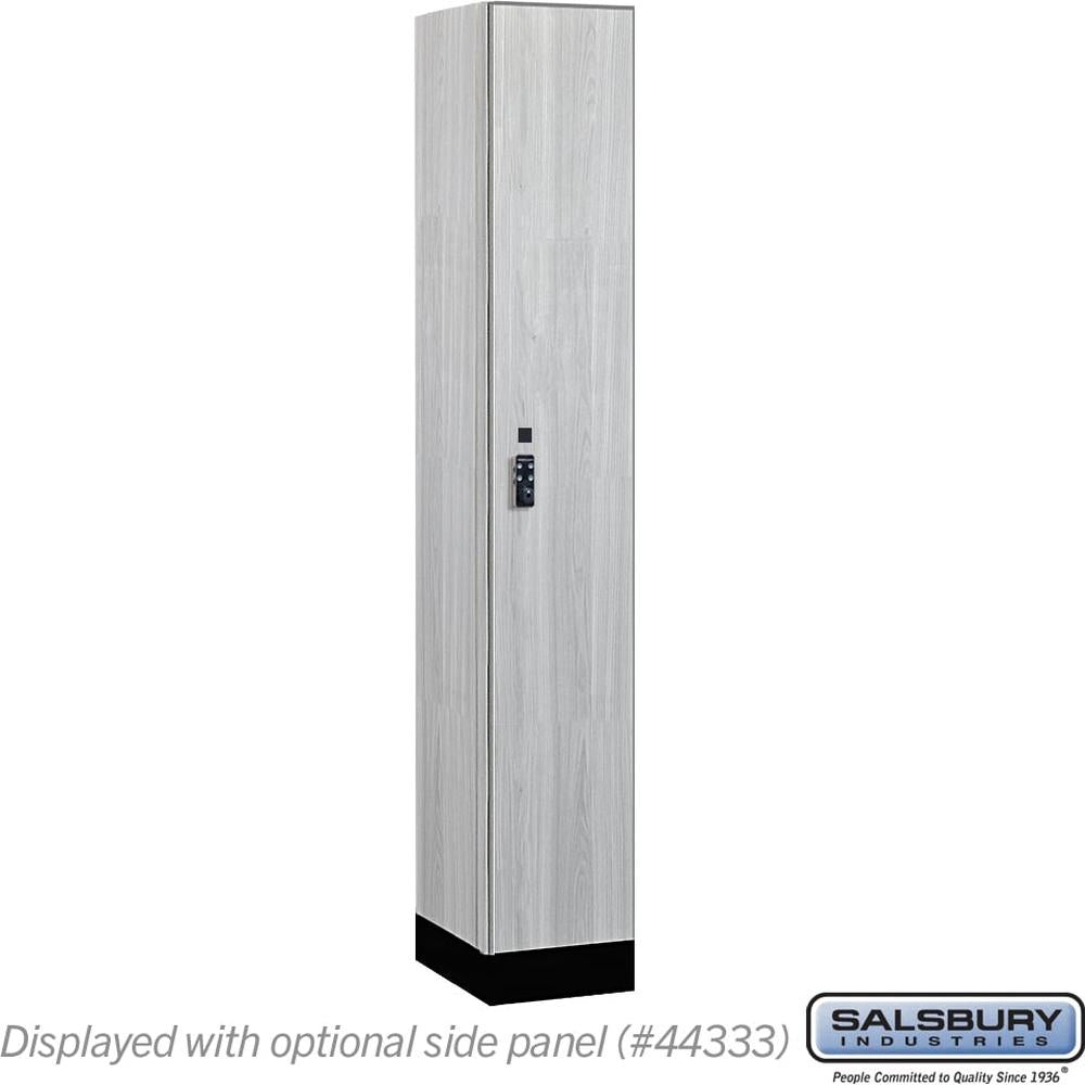 12" Wide Premier Wood Locker - Single Tier - 1 Wide - 6 Feet High - 18" Deep by Salsbury