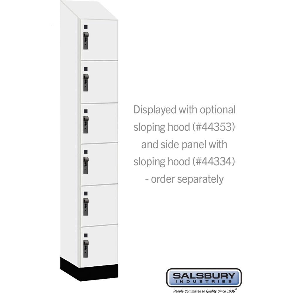 12" Wide Premier Wood Locker - Six Tier Box Style-1 Wide - 6 Feet High - 18" Deep by Salsbury