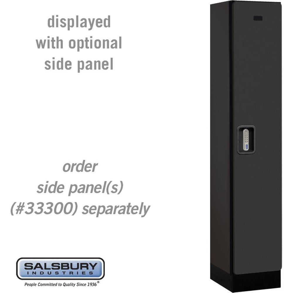 12" Wide Single Tier Designer Wood Locker - 1 Wide - 5 Feet High - 15" Deep by Salsbury