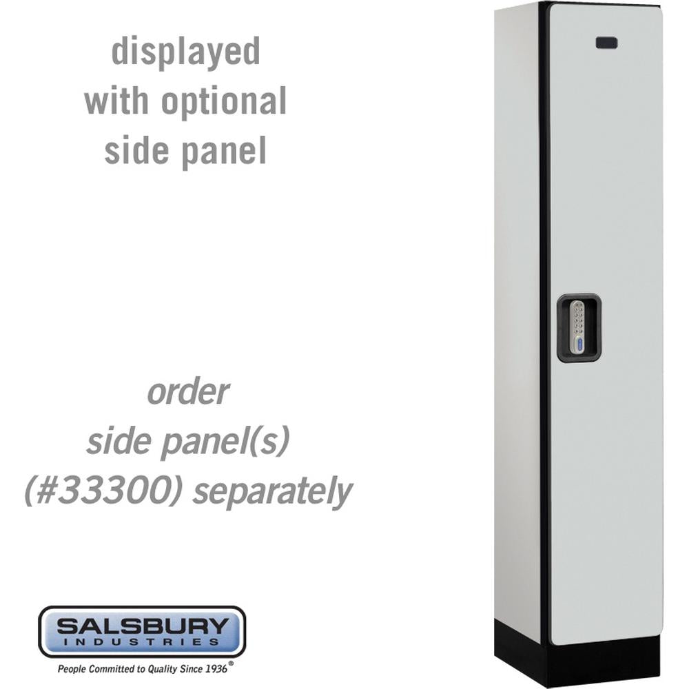 12" Wide Single Tier Designer Wood Locker - 1 Wide - 5 Feet High - 15" Deep by Salsbury