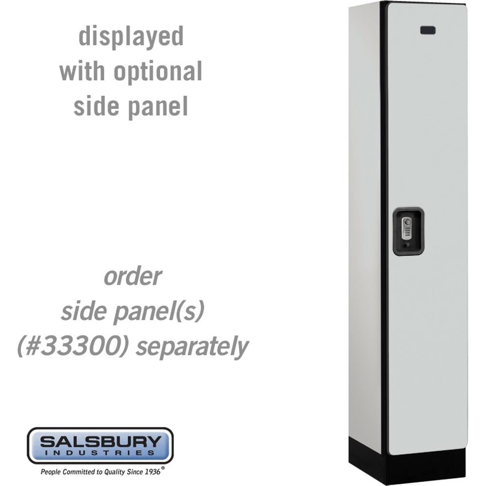 12" Wide Single Tier Designer Wood Locker - 1 Wide - 5 Feet High - 15" Deep by Salsbury
