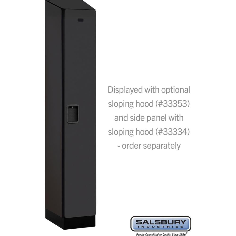 12" Wide Single Tier Designer Wood Locker - 1 Wide - 6 Feet High - 18" Deep by Salsbury