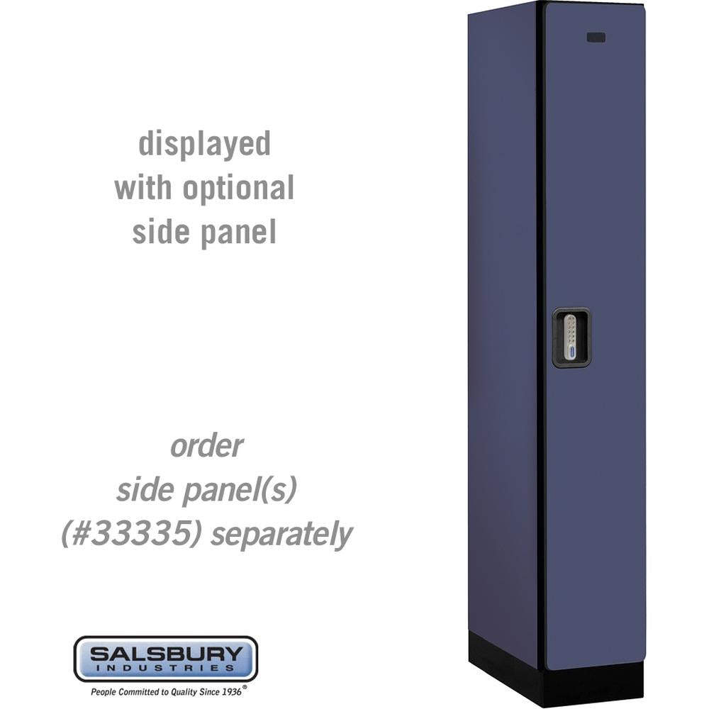 12" Wide Single Tier Designer Wood Locker - 1 Wide - 6 Feet High - 21" Deep by Salsbury
