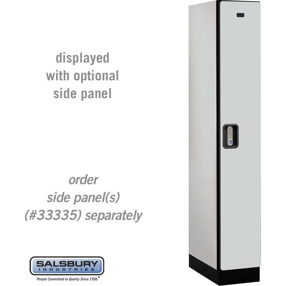 12" Wide Single Tier Designer Wood Locker - 1 Wide - 6 Feet High - 21" Deep by Salsbury