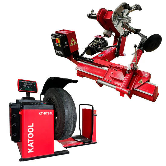 Katool KT-T160 Tire Changer Machine & KT-B795 Wheel Balancer Combo