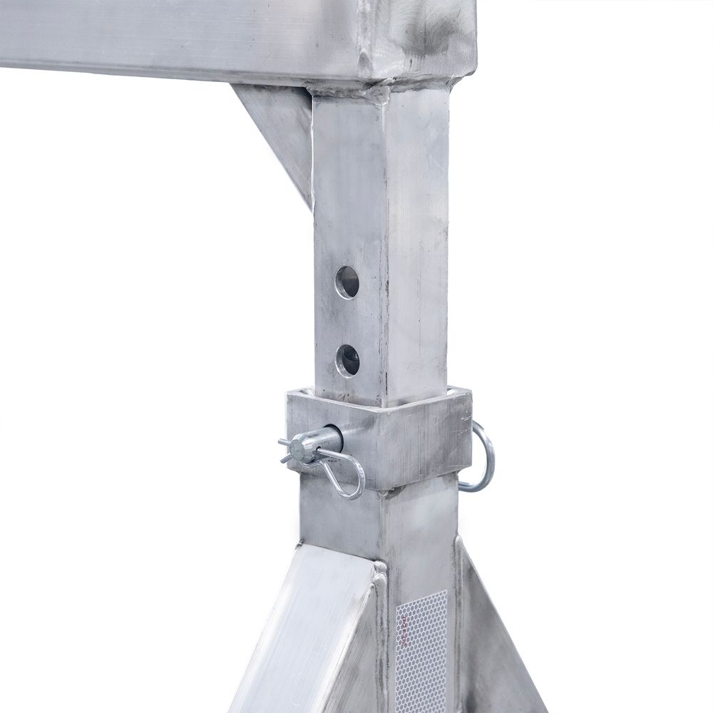 84" W Aluminum Portable Modular Mini Yard Ramp System – 25,000 lb. Cap