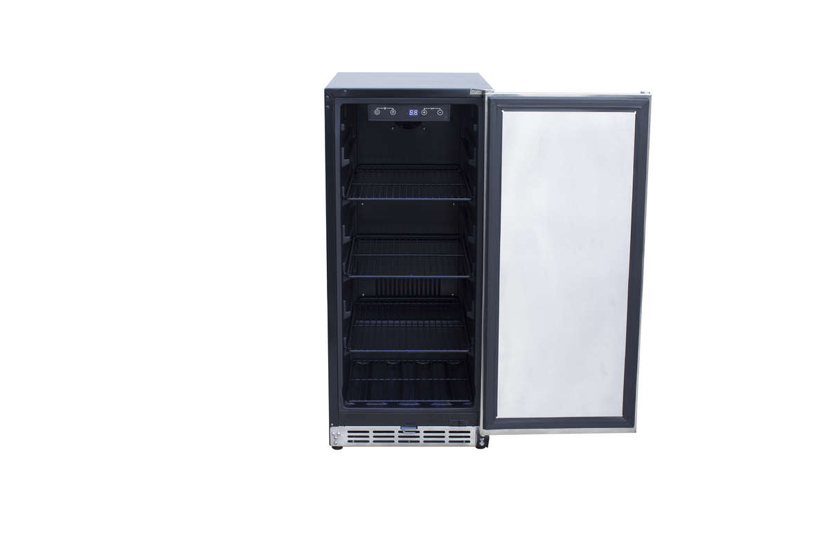 AMD 15" Outdoor Rated Fridge with Stainless Door - AMD-RFR-15S