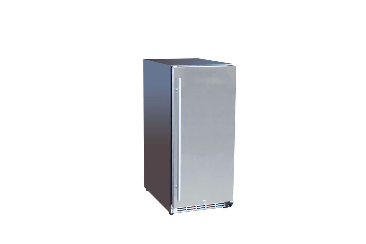 AMD 15" Outdoor Rated Fridge with Stainless Door - AMD-RFR-15S