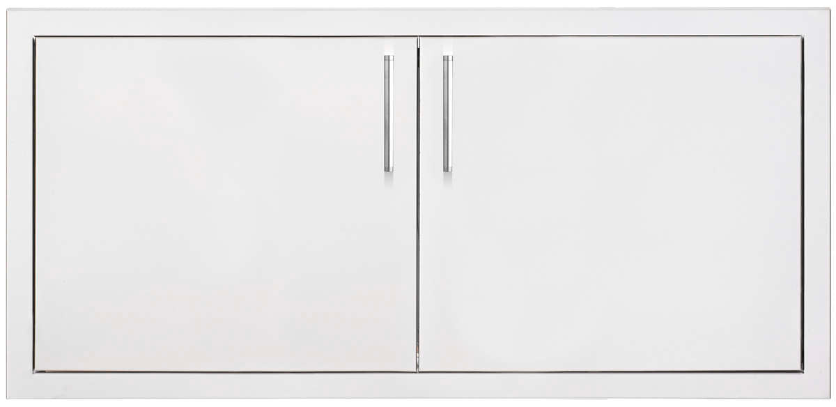 TrueFlame 36" 2-Drawer Dry Storage Pantry & Enclosed Cabinet Combo - TF-DP-36DC