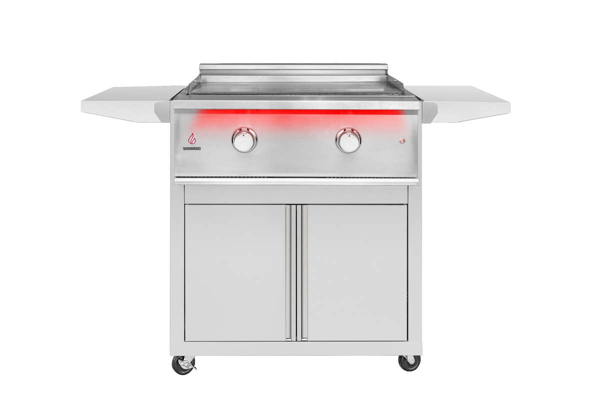 TrueFlame Freestanding Griddle - TFG30+CART-TF-GRID30