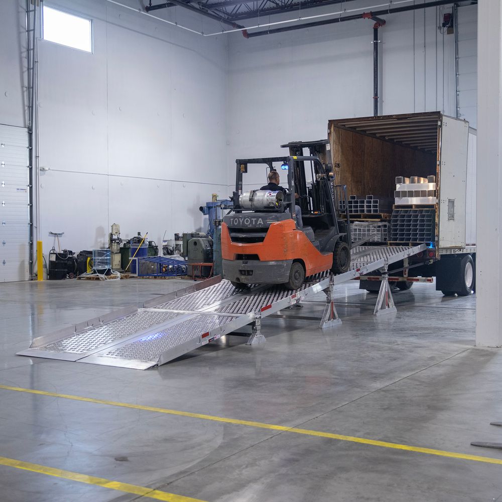 101" W Aluminum Portable Modular Yard Ramp System