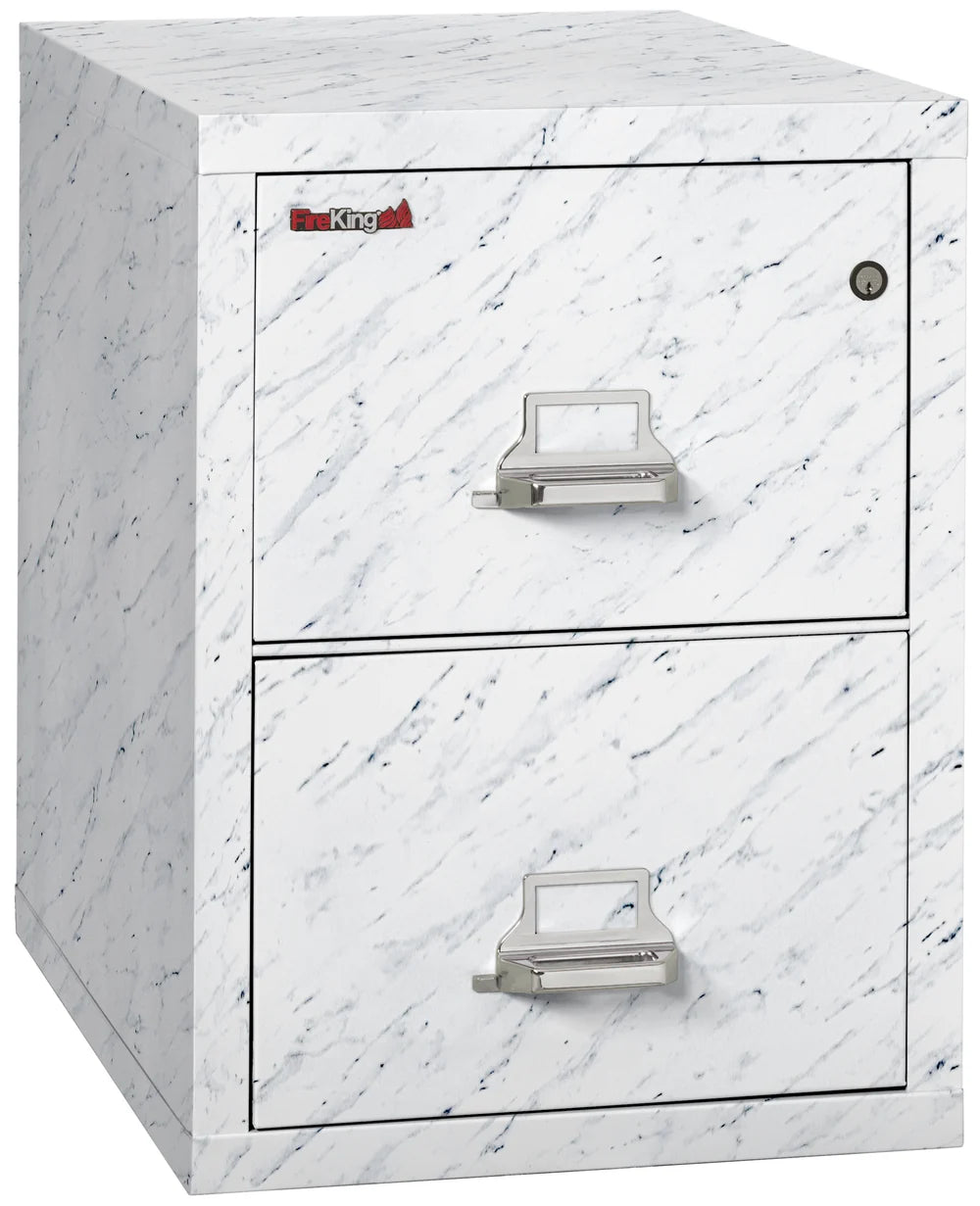 FireKing 2-Drawer 25" Deep 1-Hour Rated Fireproof File Cabinet, Letter
