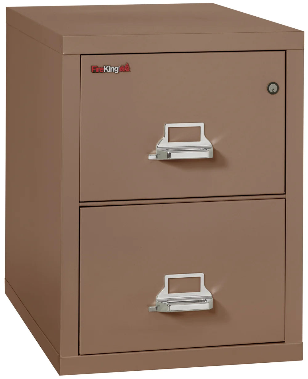 FireKing 2-Drawer 31" Deep 1-Hour Rated Fireproof File Cabinet, Letter
