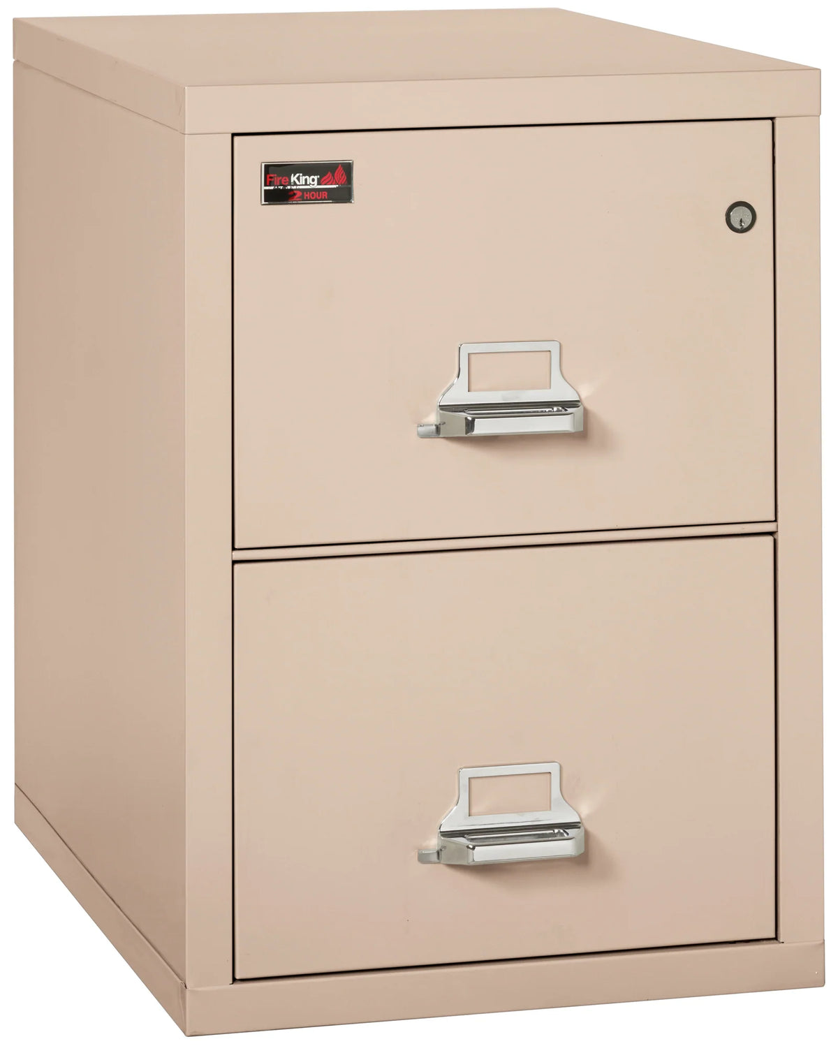 FireKing 2-Drawer 31" Deep 2-Hour Rated Fireproof File Cabinet, Letter