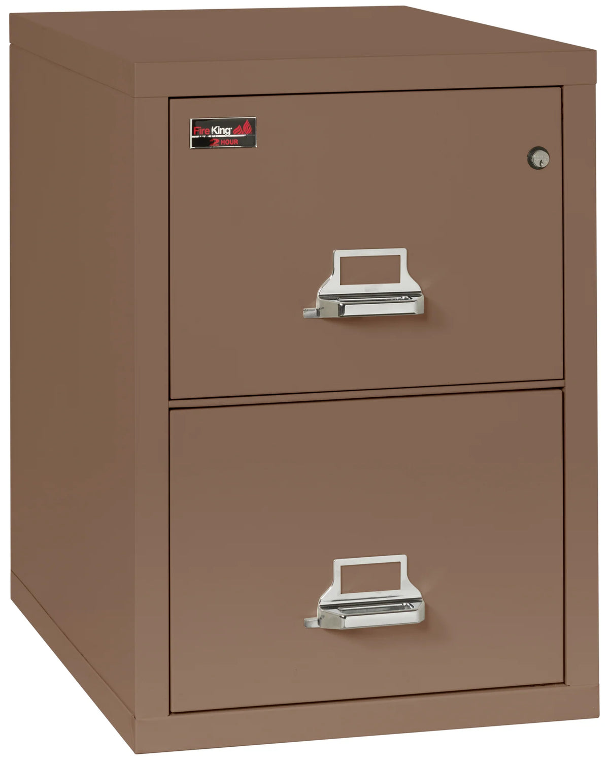 FireKing 2-Drawer 31" Deep 2-Hour Rated Fireproof File Cabinet, Letter