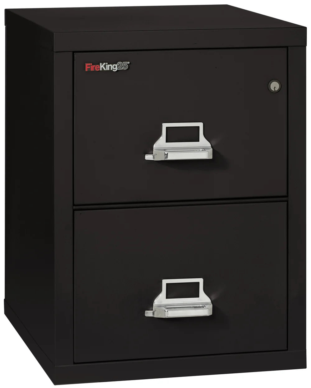 FireKing 2-Drawer 25" Deep 1-Hour Rated Fireproof File Cabinet, Legal