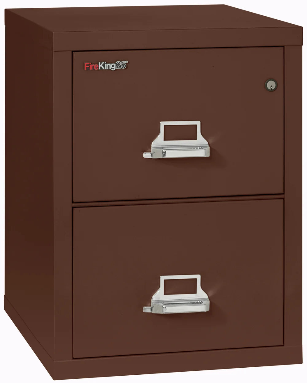 FireKing 2-Drawer 25" Deep 1-Hour Rated Fireproof File Cabinet, Legal