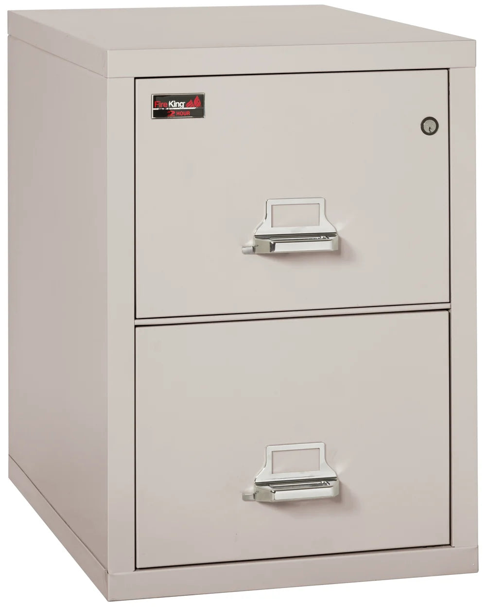FireKing 2-Drawer 31" Deep 2-Hour Rated Fireproof File Cabinet, Legal
