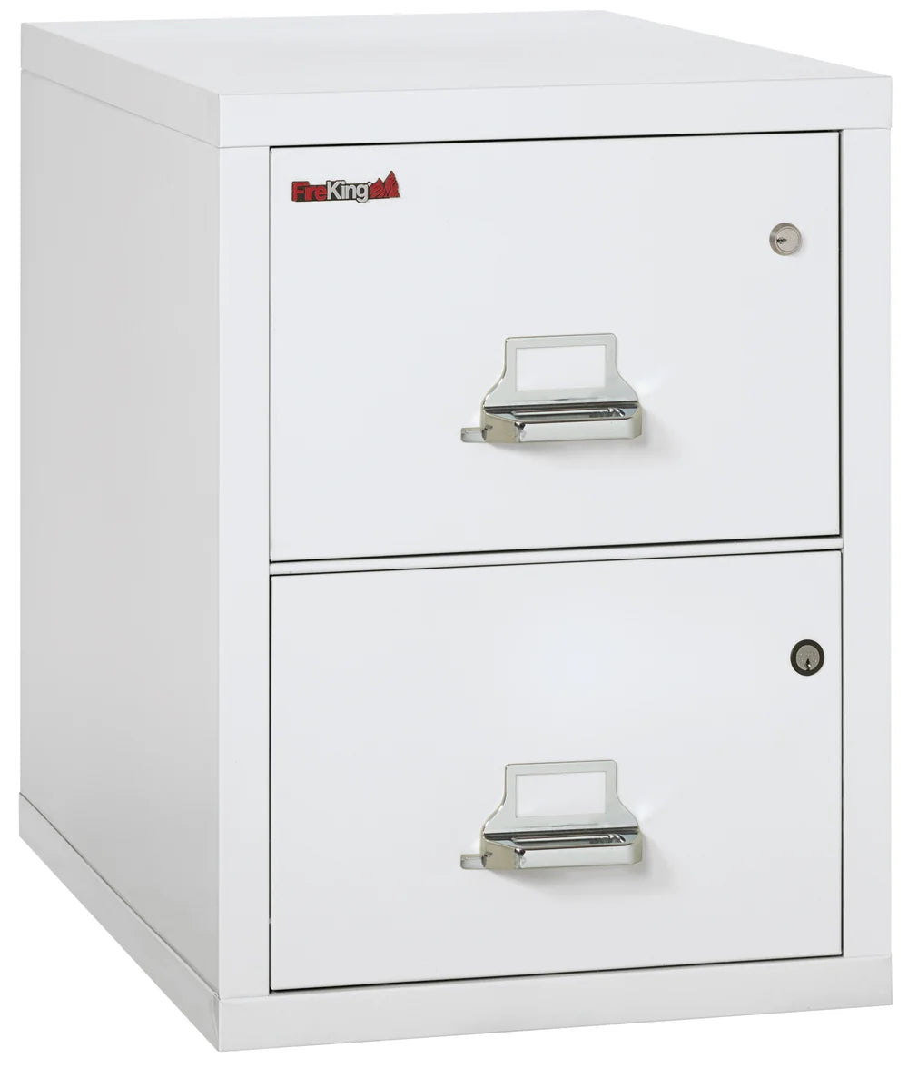 FireKing Safe-In-A-File 2-Drawer 31" Deep 1-Hour Rated Fireproof File Cabinet, Legal