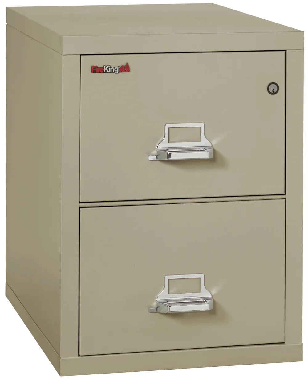 FireKing 2-Drawer 31" Deep 1-Hour Rated Fireproof File Cabinet, Legal
