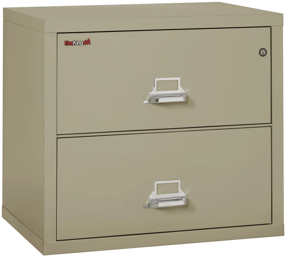 FireKing 2-Drawer 31" Wide 1-Hour Rated Lateral Fireproof File Cabinet