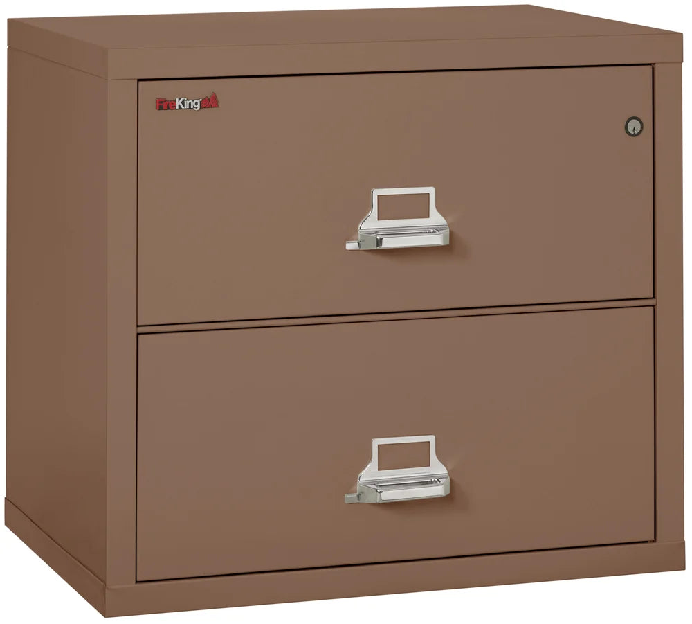 FireKing 2-Drawer 31" Wide 1-Hour Rated Lateral Fireproof File Cabinet