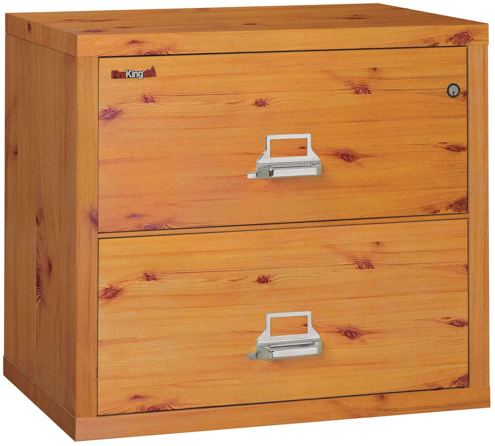 FireKing 2-Drawer 31" Wide 1-Hour Rated Lateral Fireproof File Cabinet