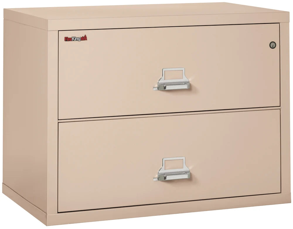 FireKing 2-Drawer 38" Wide 1-Hour Rated Lateral Fireproof File Cabinet