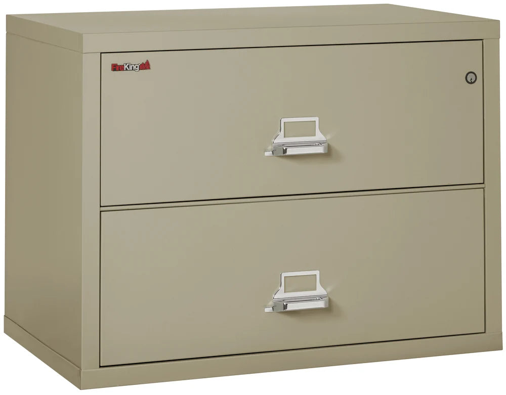 FireKing 2-Drawer 38" Wide 1-Hour Rated Lateral Fireproof File Cabinet