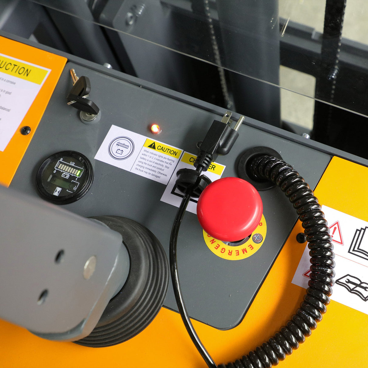 Apollolift Powered Forklift Full Electric Walkie Stacker 3300lbs Cap. Straddle Legs.98" lifting Local Pick-Up A-3050