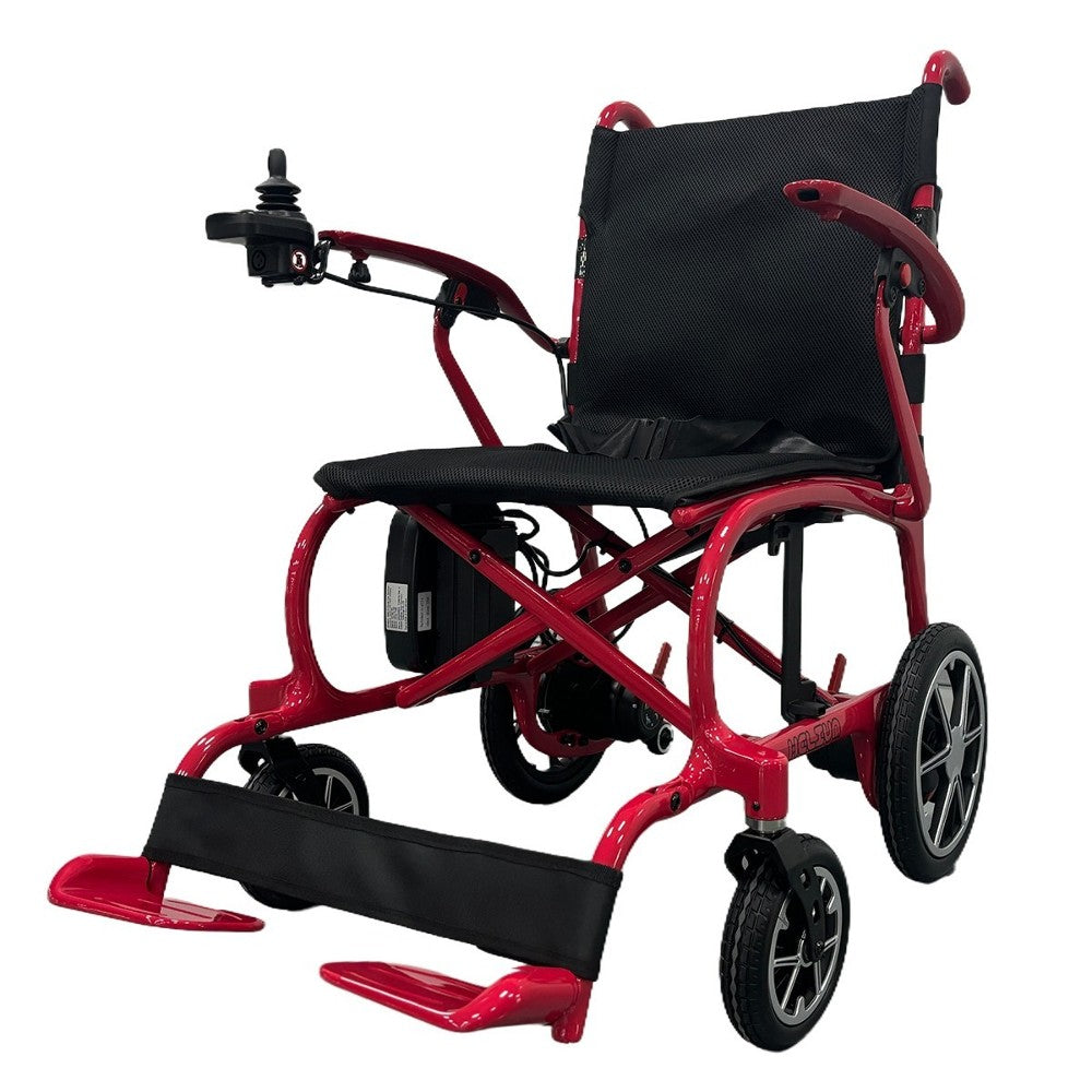Helium 26 lbs Carbon Fiber Foldable Power Wheelchair