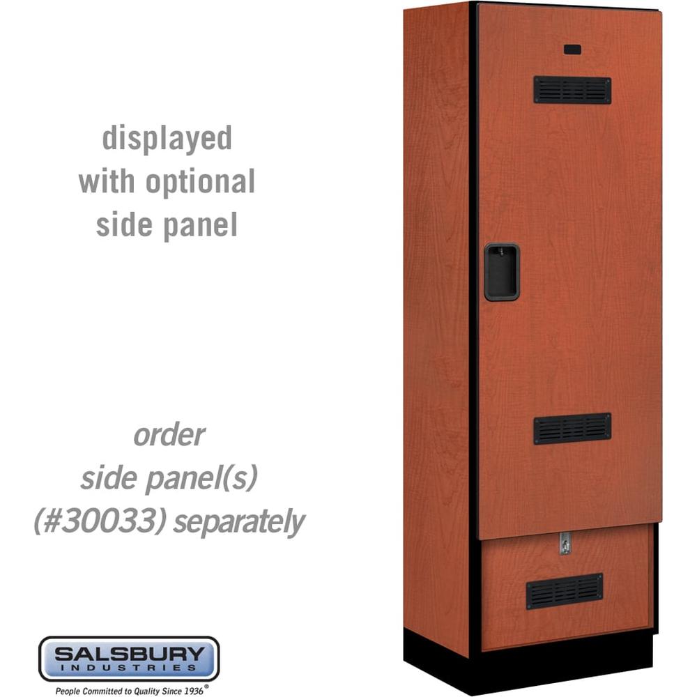 24" Wide Designer Wood Gear Locker - 6 Feet High - 18" Deep by Salsbury