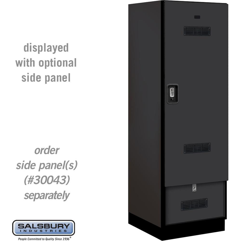 24" Wide Designer Wood Gear Locker - 6 Feet High - 24" Deep by Salsbury