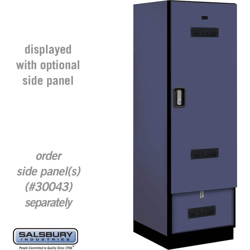 24" Wide Designer Wood Gear Locker - 6 Feet High - 24" Deep by Salsbury