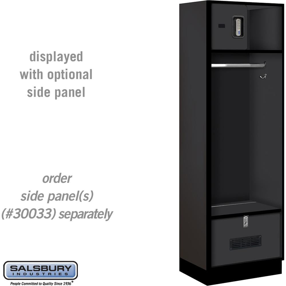 24" Wide Designer Wood Open Access Locker - 6 Feet High - 18" Deep by Salsbury