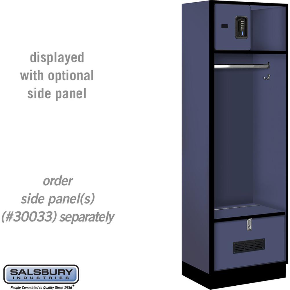 24" Wide Designer Wood Open Access Locker - 6 Feet High - 18" Deep by Salsbury