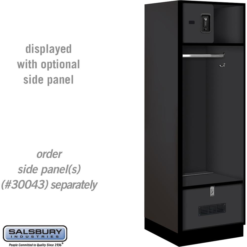 24" Wide Designer Wood Open Access Locker - 6 Feet High - 24" Deep by Salsbury