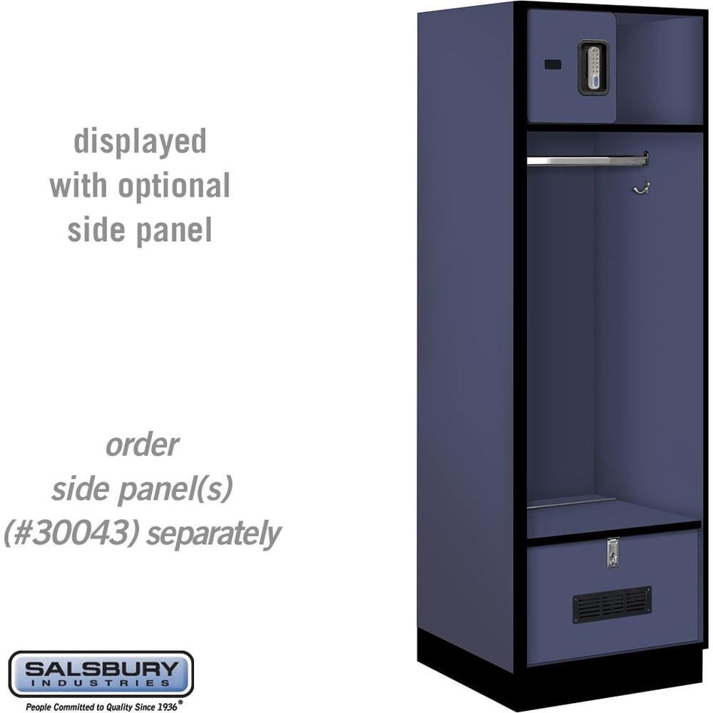 24" Wide Designer Wood Open Access Locker - 6 Feet High - 24" Deep by Salsbury